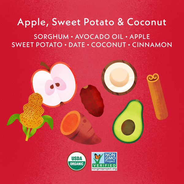 Once Upon a Farm Organic Baby Puffs, Apple, Sweet Potato & Coconut