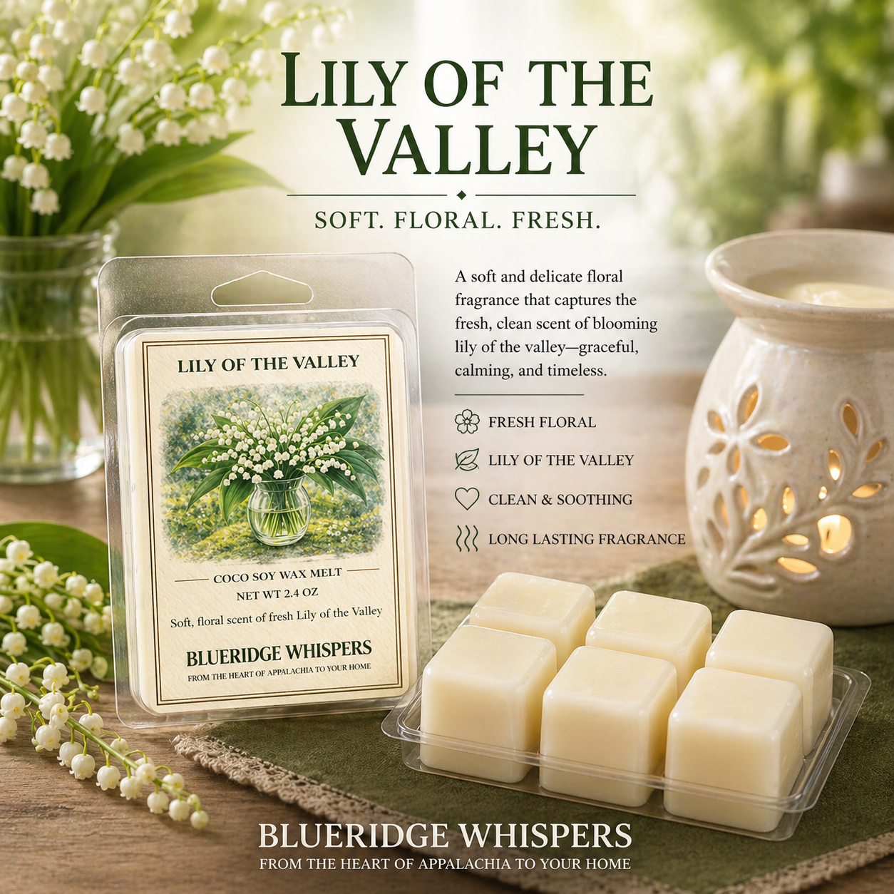 Lily of The Valley Wax Melts