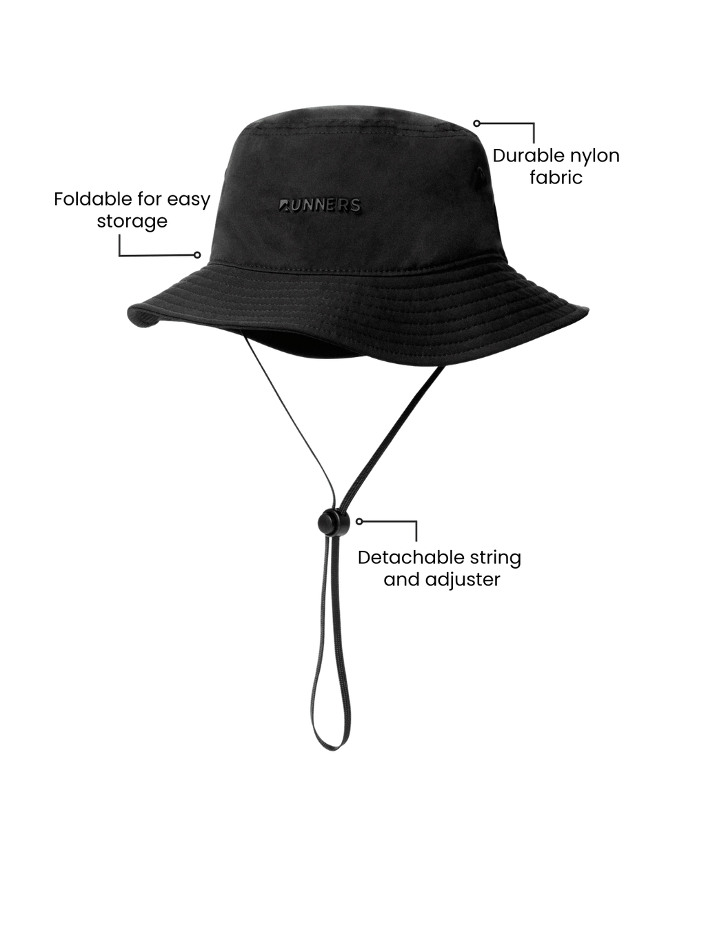 Black Bucket Hat