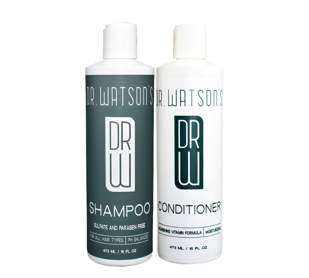 Dr. Watson's | Shampoo & Conditioner Duo | The Original | 16 Oz Each