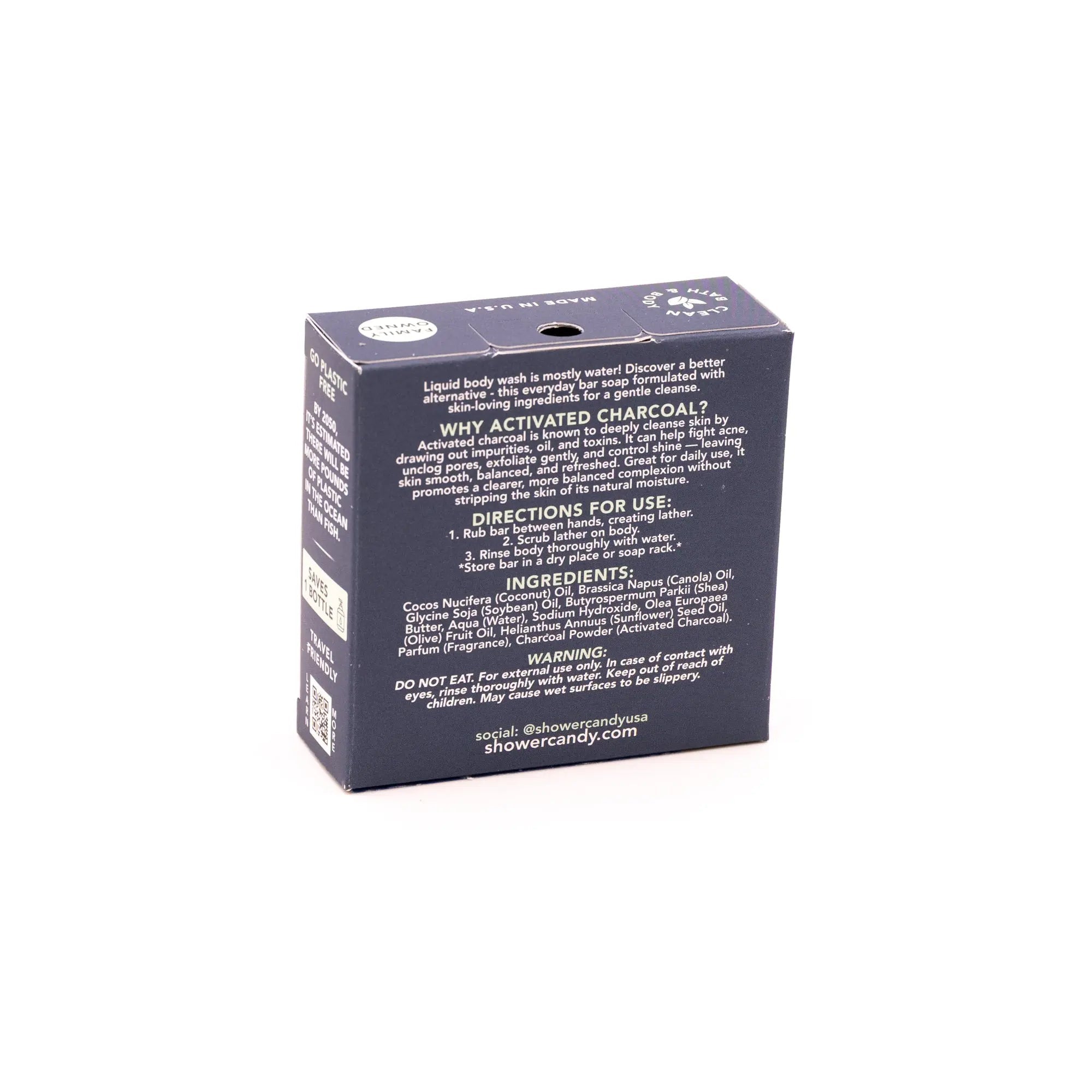 Aloe & Charcoal Body Wash Bar | Shower Candy