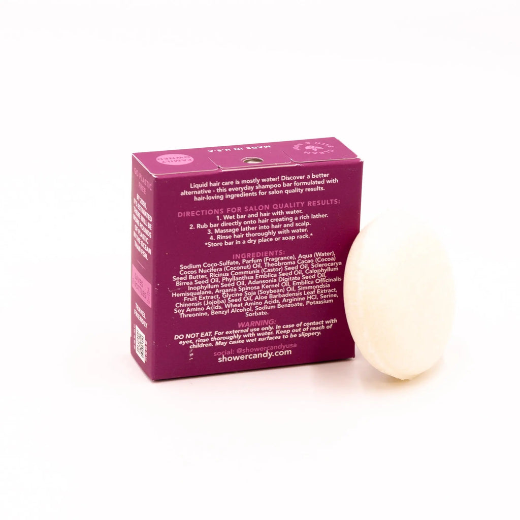 Argan Oil Bamboo Shampoo Bar for Curly Hair | Shower Candy