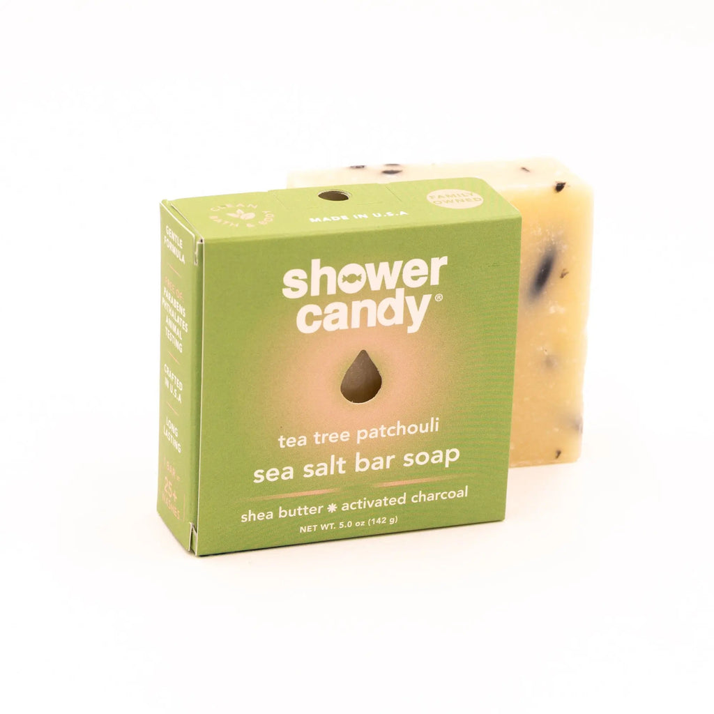 Tea Tree Patchouli Olive Oil Bar Soap | Shower Candy