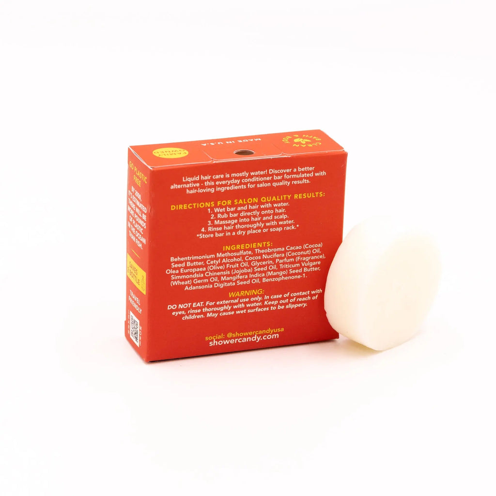 Pineapple Mango Conditioner Bar For All Hair Types | Shower Candy