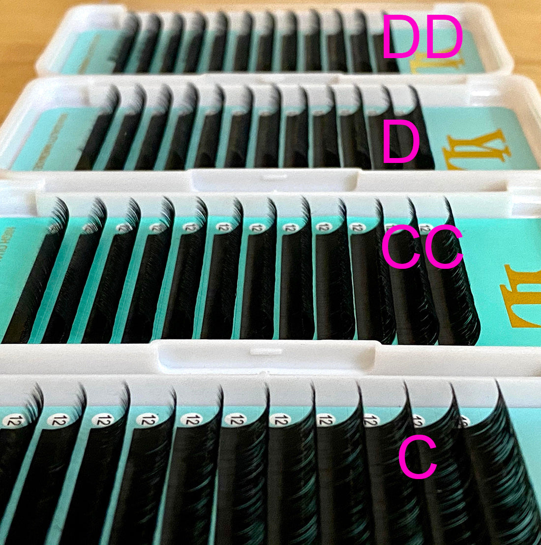Cashmere PRO Extra Matte Deep Black Lashes 【16 lines no-logo】0.03mm【BEST QUALITY EVER】