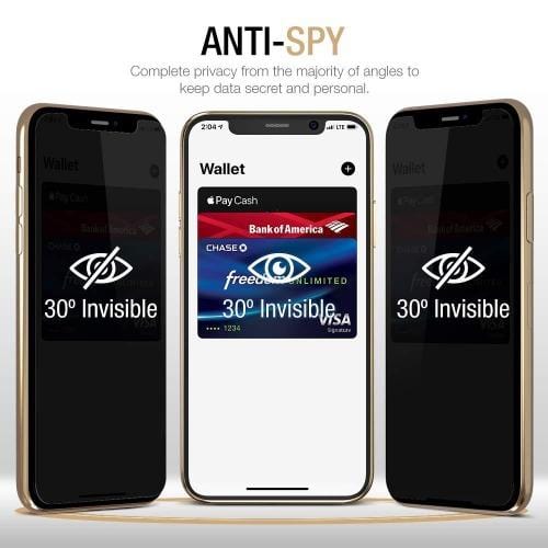 ZeroDamage Privacy Glass Screen Protector - iPhone 11 and iPhone XR